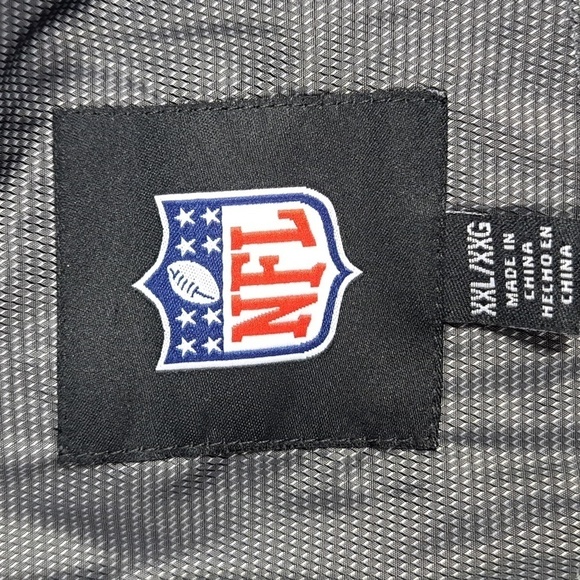 Tampa Bay Buccaneers embroidered pewter & red pullover windbreaker 2XL jacket - Picture 6 of 8